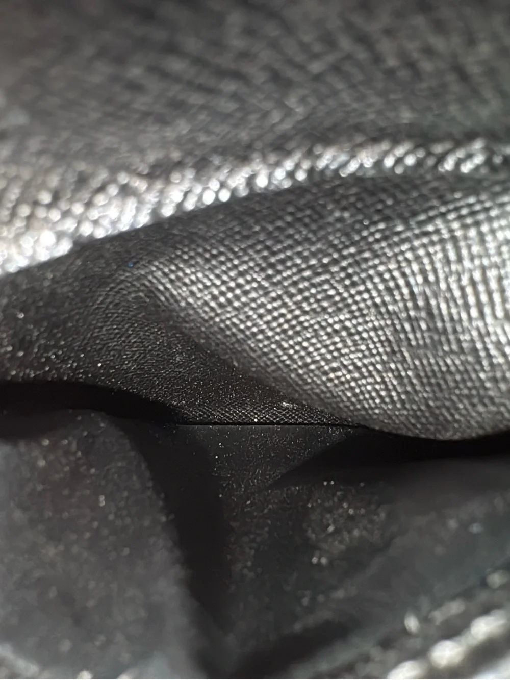 Louis Vuitton Black Damier Graphite Leather Wallet